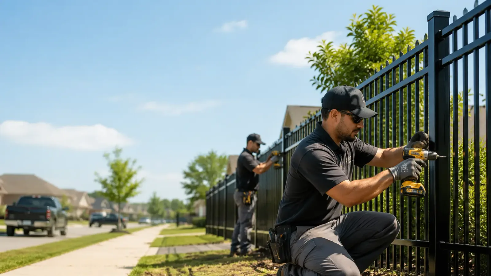 Metal Fence Installation in Victoria, IL